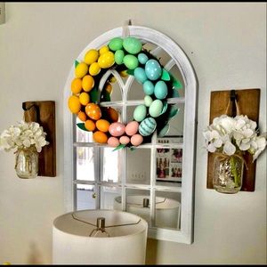 🐰NWT GORGEOUS SPRING EGG WREATH!🐣